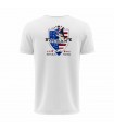 Ocean T-shirt Republic pêche Blanc Différentes tailles