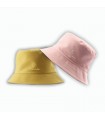 Reversible Bucket Hat Ocean 58 Salmon/Golden Yellow